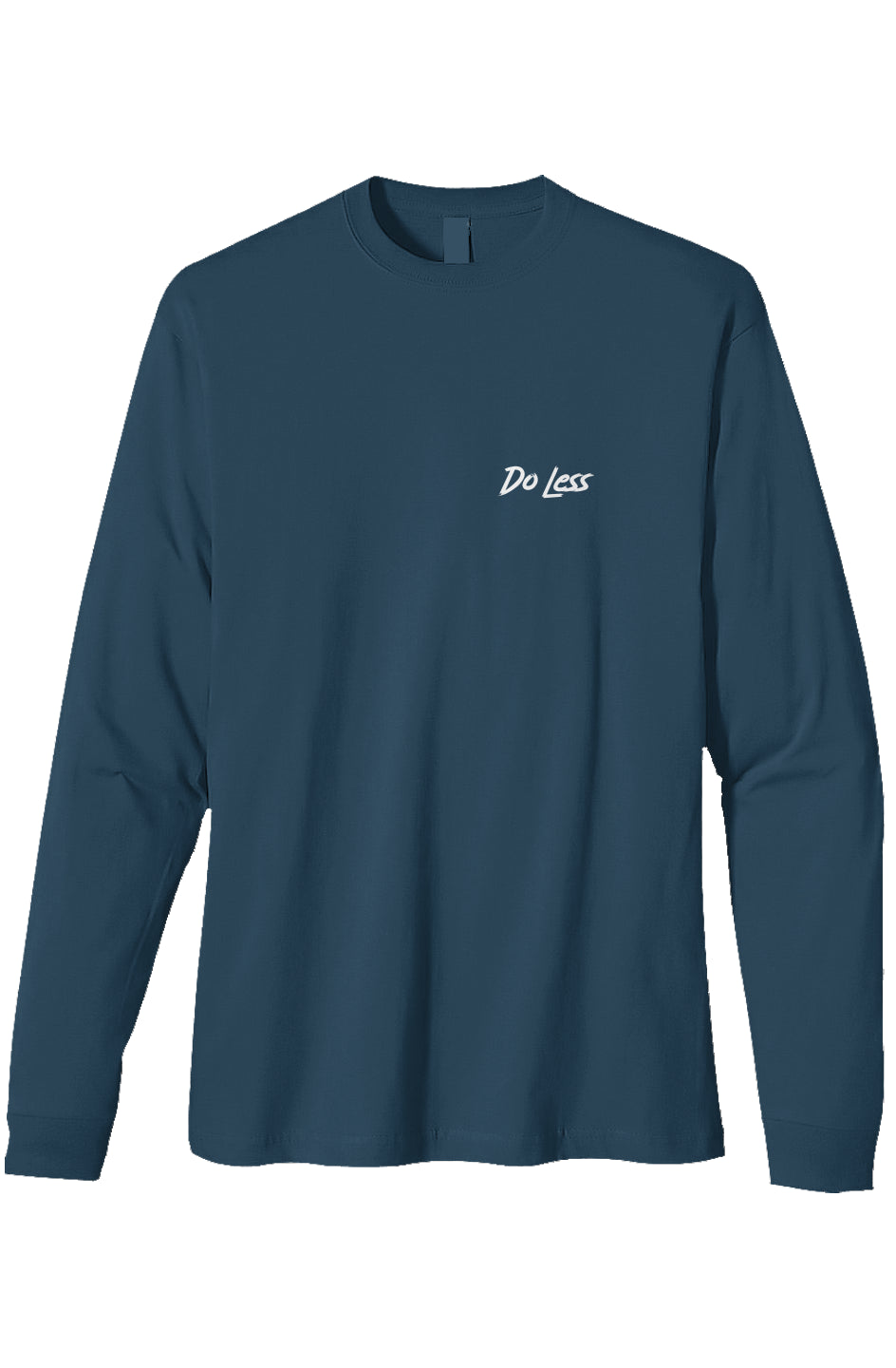 heavyweight long sleeve t shirt - blue