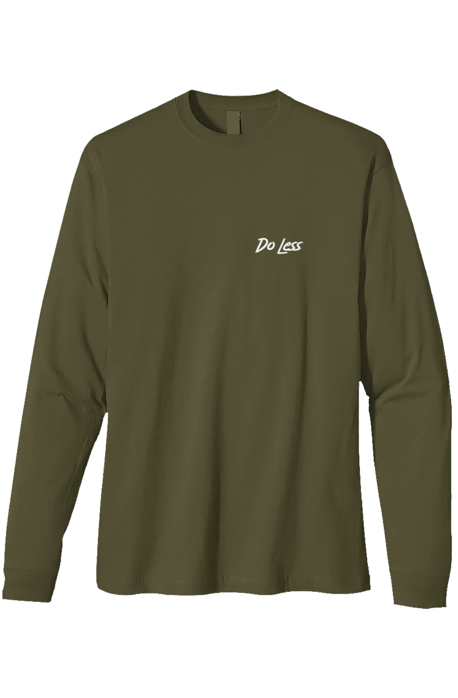 heavyweight long sleeve t shirt - olive