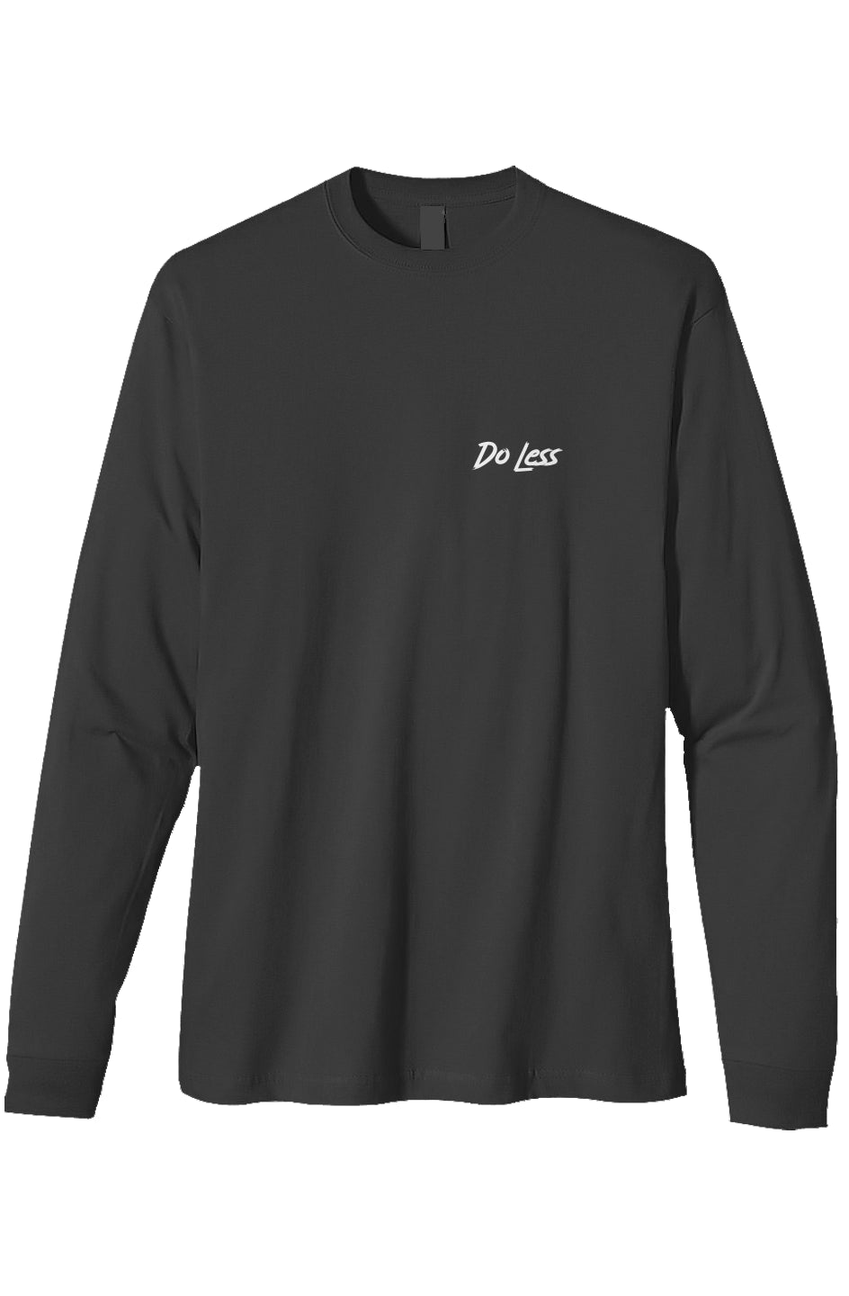 heavyweight long sleeve t shirt - black