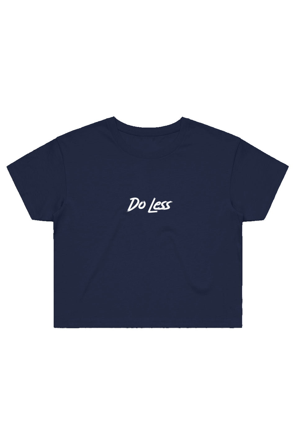 street crop tee - navy