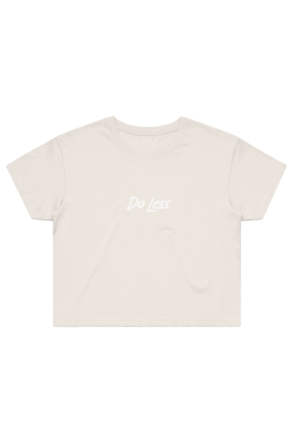 street crop tee - ecru